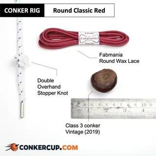 Round Classic Red Rig rig, sold ready-built.